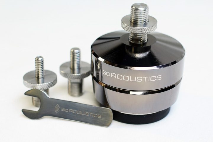 IsoAcoustics Gaia I, II, and III loudspeaker isolation feet