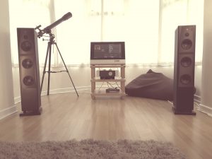 Rosso Fiorentino Certaldo floorstanding loudspeaker